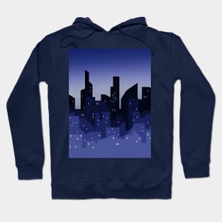 Cityscape dawn Hoodie